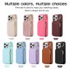 Lanyard Multi-card PU Leather Case for iPhone 7-14 series
