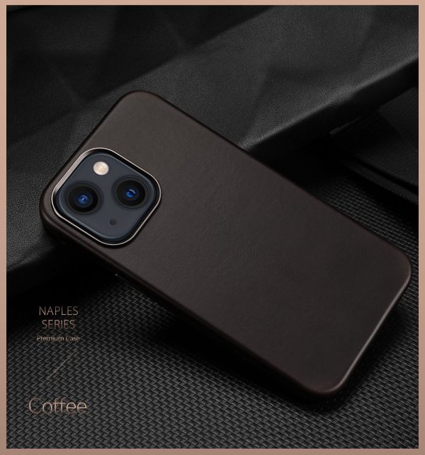 20-Coffee leather phone case