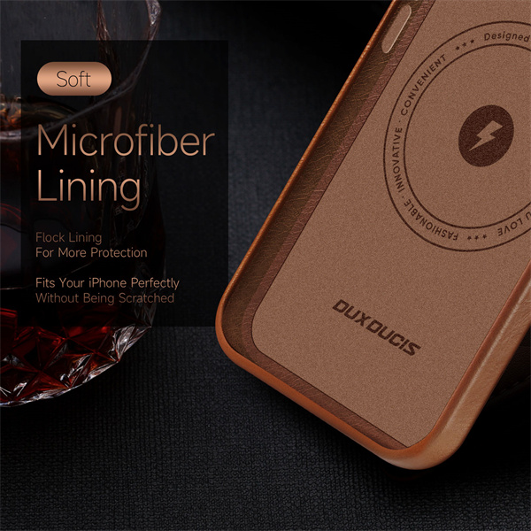 5 Leather iPhone Case with MagSafe for iPhone 13-14 series