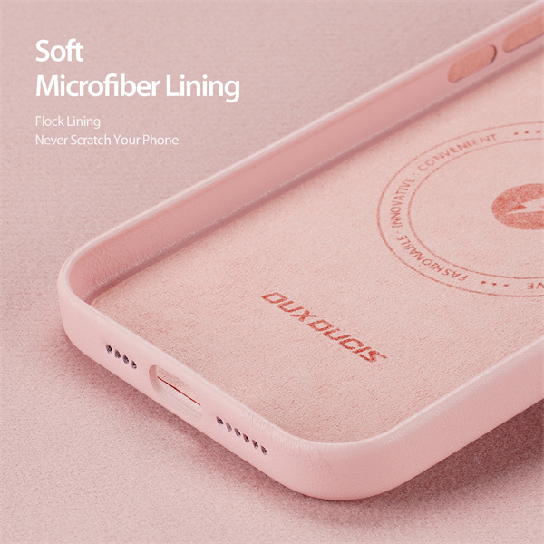 PU Back Cover with MagSafe for iPhone 14 series