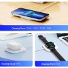 Magnetic 3-in-1 Wireless Charger charging with bracket for iPhone/iWatch/Airpod