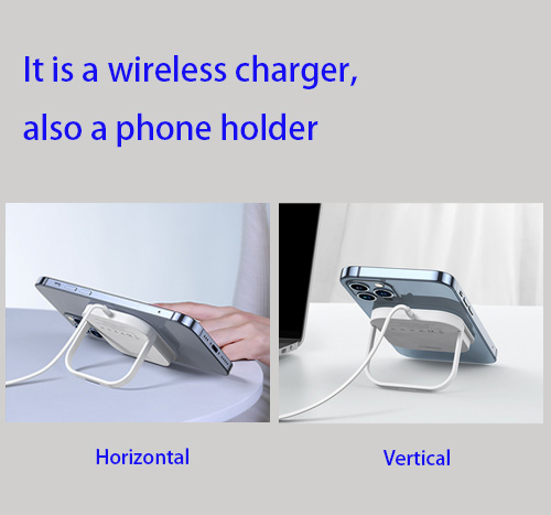 Magnetic 3-in-1 Wireless Charger charging with bracket for iPhone/iWatch/Airpod