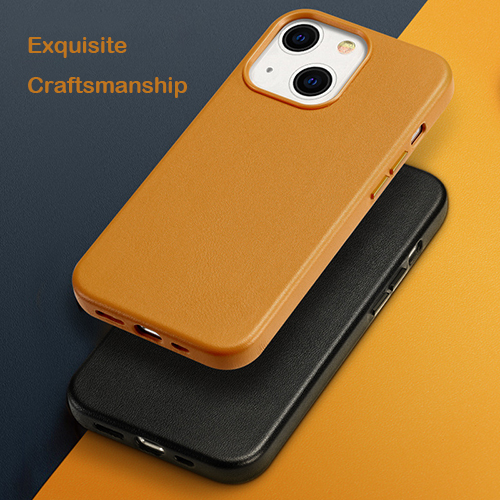 Magsafe Leather Magnetic Case For iPhone 13 14 Pro Max Mini Plus