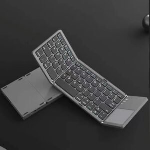 Portable Mini Three Folding Bluetooth Keyboard